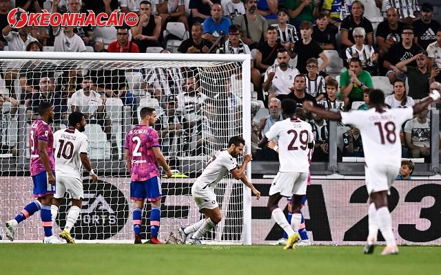 Salernitana đã có trận hòa đầy kịch tích với Juventus ở vòng đấu trước