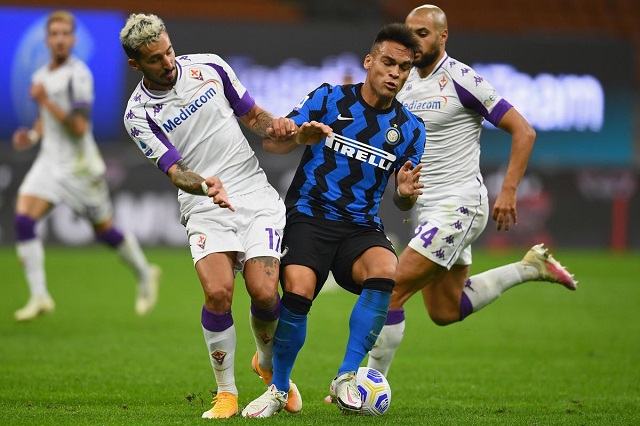 Fiorentina nhận trận thua tiếp theo trước Inter