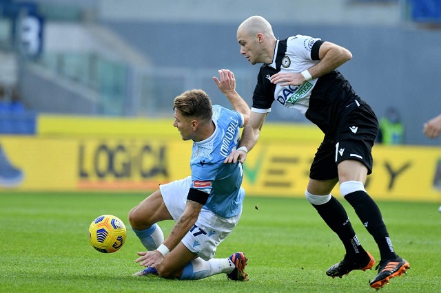 Lazio gặp khó trước hiện tượng Udinese